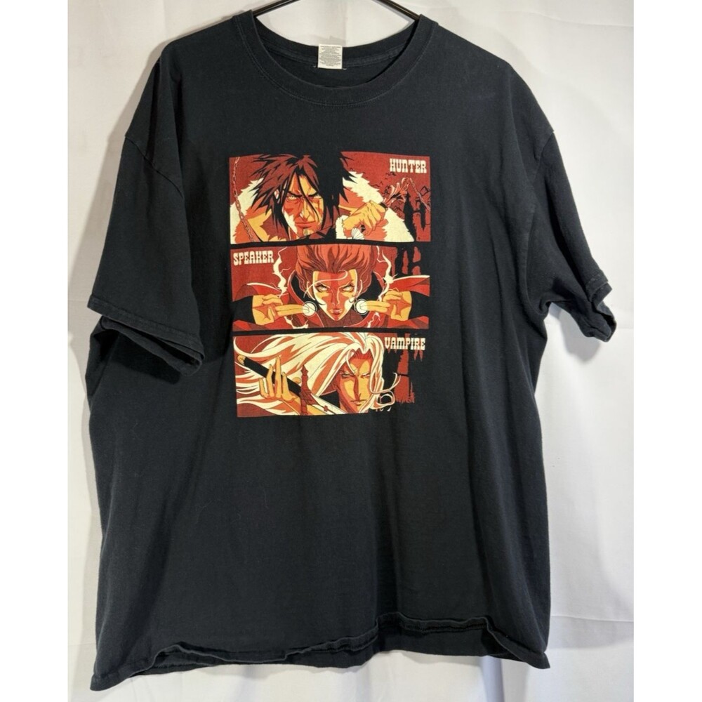 Castlevania Graphic Tee Hunter-Speaker-Vampire Size XL